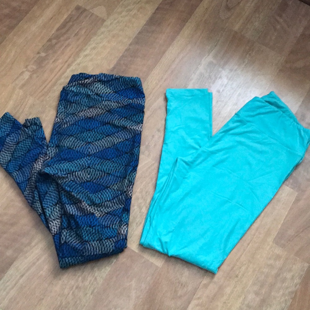 Lularoe Leggings Tall and Curvy 2 pair NWOT